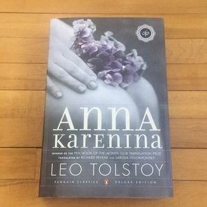 Anna Karenina paperback book by Leo Tolstoy